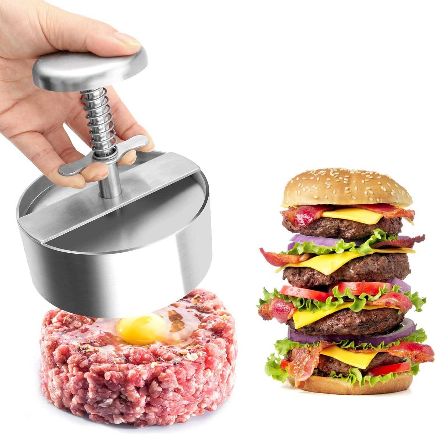 Stainless Steel Multi-Purpose Dough and Patty Press